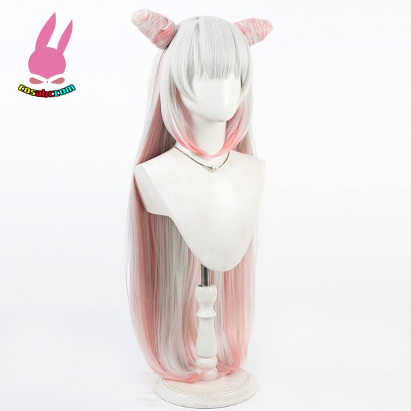 画像2: cosabc YouTuber VTuber 周防パトラ 風 コスプレウィッグ かつら コスチューム イベント 変装 仮装 パーティー ハロウィン (2)