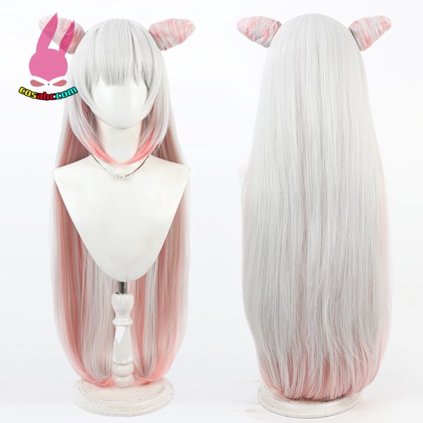 画像5: cosabc YouTuber VTuber 周防パトラ 風 コスプレウィッグ かつら コスチューム イベント 変装 仮装 パーティー ハロウィン (5)