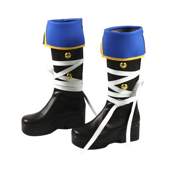 画像2: cosabc 文豪ストレイドッグス 中島敦 風 コスプレ靴 コスチューム コスプレシューズ イベント ハロウィン (2)