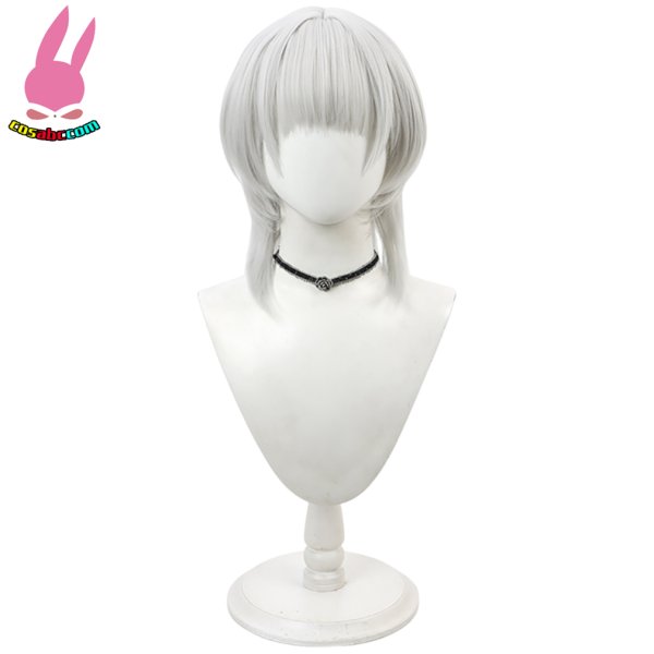 画像2: cosabc BanG Dream! バンドリ！ 要 楽奈 風 コスプレウィッグ かつら コスチューム イベント 変装 仮装 パーティー ハロウィン (2)