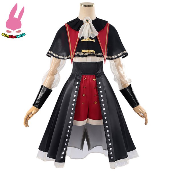 画像7: cosabc MyGo!!! BanG Dream! Ave Mujica  豊川 祥子 祐天寺 にゃむ 八幡 海鈴 三角初華 若葉 睦　風 コスプレ衣装 イベント 演出服 二次会 コスチューム パーティー ハロウィン (7)