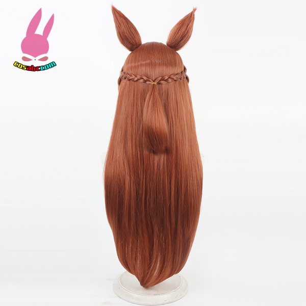 画像4: cosabc ウマ娘 プリティーダービー カワカミプリンセス 風 コスプレウィッグ かつら コスチューム イベント 変装 仮装 パーティー ハロウィン (4)