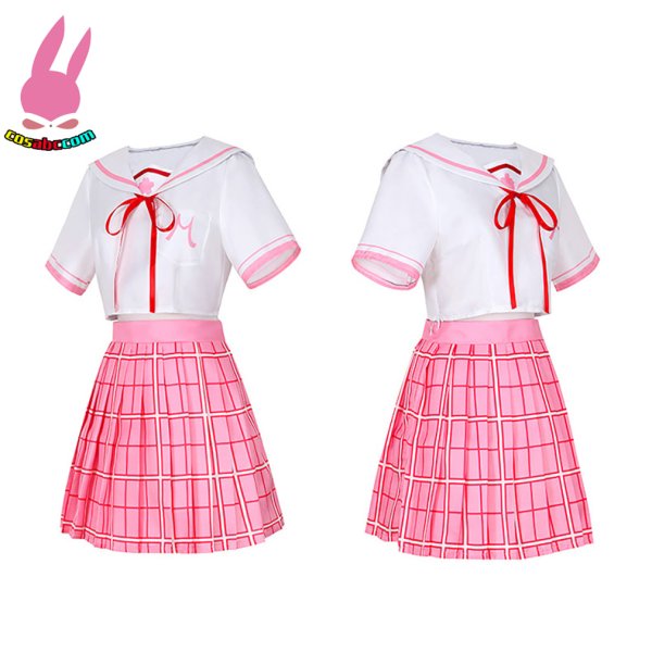 画像5: cosabc YouTube ホロライブ バーチャル さくらみこ 風 コスプレ衣装 イベント 演出服 二次会 コスチューム パーティー ハロウィン (5)