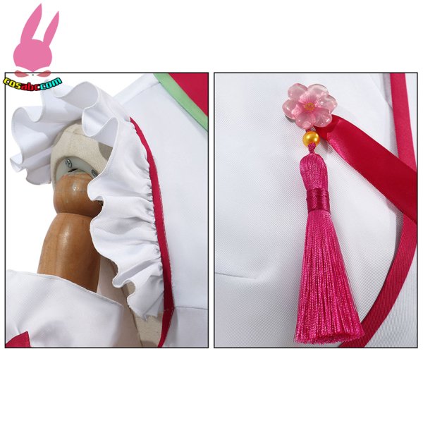 画像17: cosabc YouTube さくらみこ 風 コスプレ衣装 イベント 演出服 二次会 コスチューム パーティー ハロウィン (17)