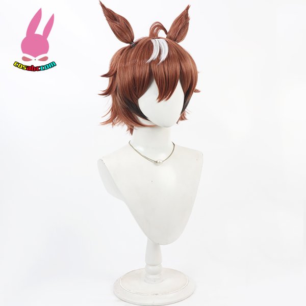 画像2: cosabc ウマ娘 プリティーダービー シンコウウインディ 風 コスプレウィッグ かつら コスチューム イベント 変装 仮装 パーティー ハロウィン (2)