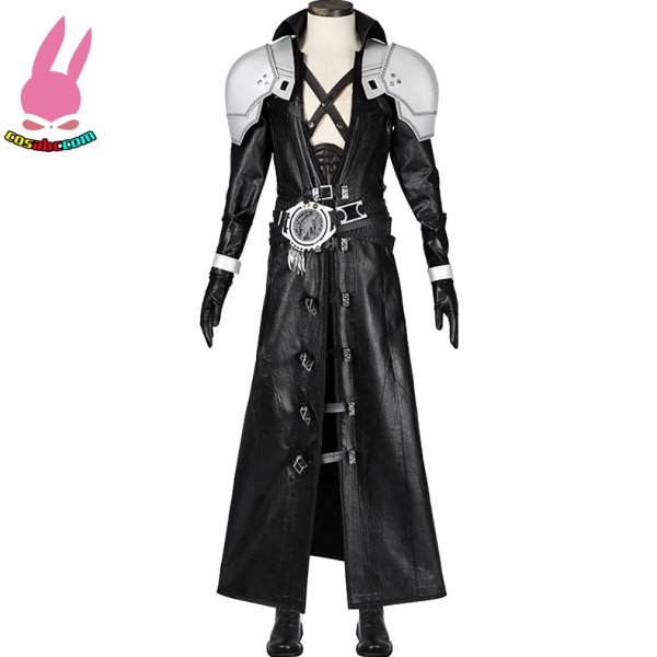 画像1: cosabc ファイナルファンタジーVII セフィロス 風 コスプレ衣装 イベント 演出服 二次会 コスチューム パーティー ハロウィン (1)