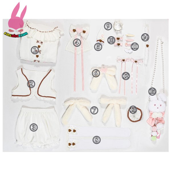 画像16: cosabc ウマ娘 プリティーダービー アストンマーチャン 風 コスプレ衣装 イベント 演出服 二次会 コスチューム パーティー ハロウィン (16)