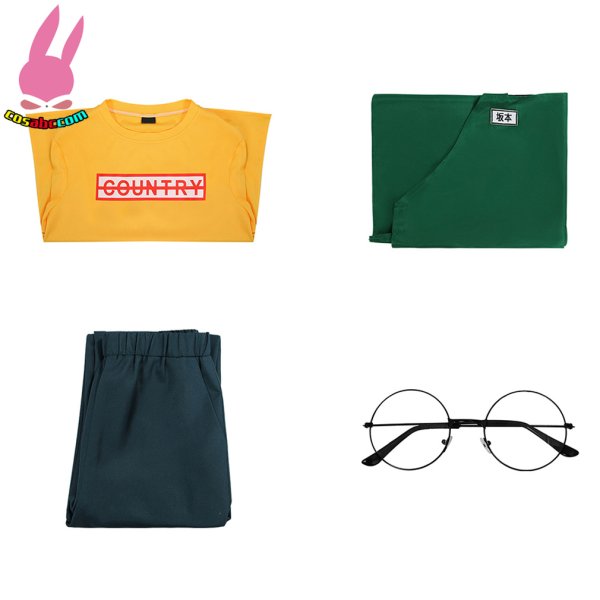 画像18: cosabc SAKAMOTODAYS 坂本太郎 風 コスプレ衣装 イベント 演出服 二次会 コスチューム パーティー ハロウィン (18)