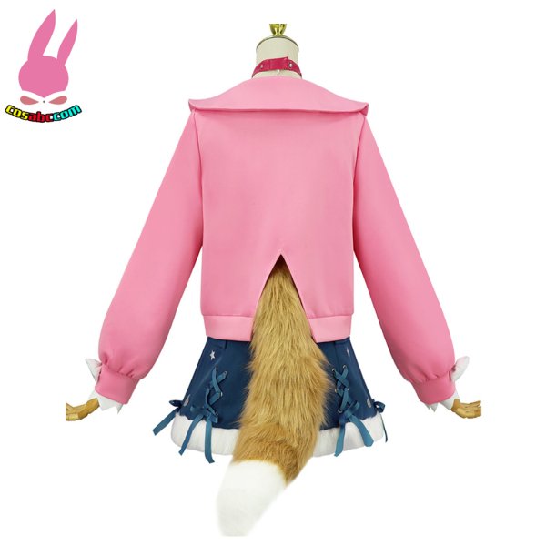 画像5: cosabc hololive ホロライブ VTuber Abyssgard アビスガード フワワ Fuwawa モココ Mococo 風 コスプレ衣装 イベント 演出服 二次会 コスチューム パーティー ハロウィン (5)