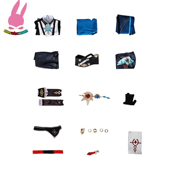 画像9: cosabc 崩壊：スターレイル アナクサゴラス 風 コスプレ衣装 イベント 演出服 二次会 コスチューム パーティー ハロウィン (9)