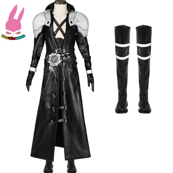 画像4: cosabc ファイナルファンタジーVII セフィロス 風 コスプレ衣装 イベント 演出服 二次会 コスチューム パーティー ハロウィン (4)