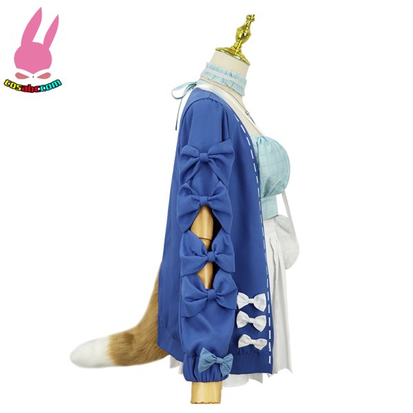 画像9: cosabc hololive ホロライブ VTuber Abyssgard アビスガード フワワ Fuwawa モココ Mococo 風 コスプレ衣装 イベント 演出服 二次会 コスチューム パーティー ハロウィン (9)