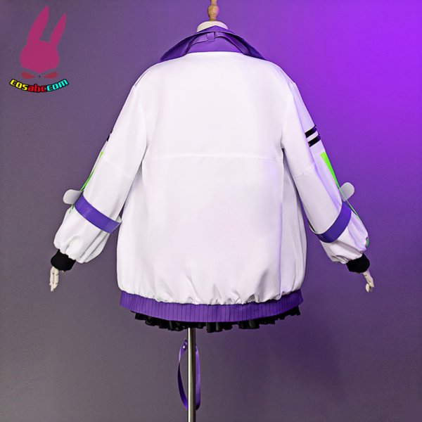 画像4: cosabc hololive vtuber 紫咲シオン 風 コスプレ衣装 イベント 演出服 二次会 コスチューム パーティー ハロウィン (4)