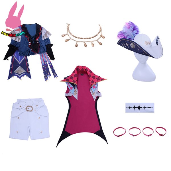 画像22: cosabc 鳴潮 ブラント 風 コスプレ衣装 イベント 演出服 二次会 コスチューム パーティー ハロウィン (22)