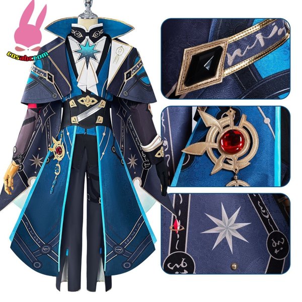 画像4: cosabc 崩壊：スターレイル アナクサゴラス 風 コスプレ衣装 イベント 演出服 二次会 コスチューム パーティー ハロウィン (4)