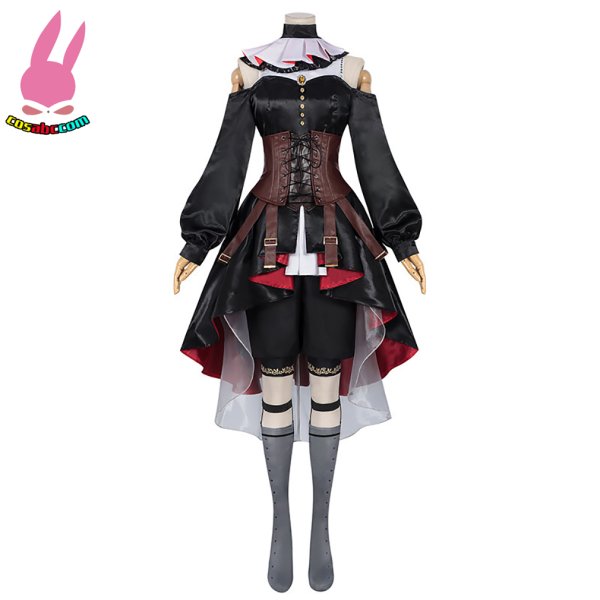 画像5: cosabc MyGo!!! BanG Dream! Ave Mujica  豊川 祥子 祐天寺 にゃむ 八幡 海鈴 三角初華 若葉 睦　風 コスプレ衣装 イベント 演出服 二次会 コスチューム パーティー ハロウィン (5)