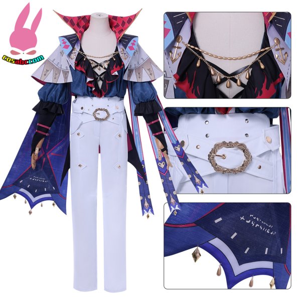 画像4: cosabc 鳴潮 ブラント 風 コスプレ衣装 イベント 演出服 二次会 コスチューム パーティー ハロウィン (4)