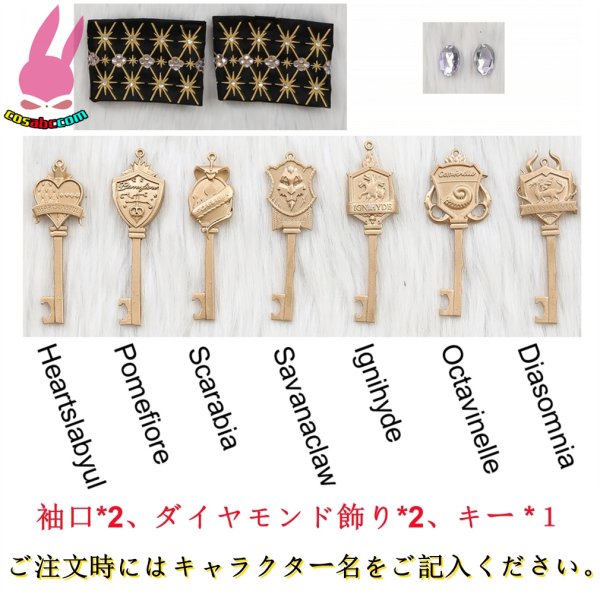 画像23: cosabc ツイステッドワンダーランド 全員 5周年風 コスプレ衣装 イベント 演出服 二次会 コスチューム パーティー ハロウィン (23)