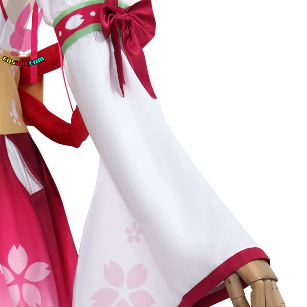 画像14: cosabc YouTube さくらみこ 風 コスプレ衣装 イベント 演出服 二次会 コスチューム パーティー ハロウィン (14)