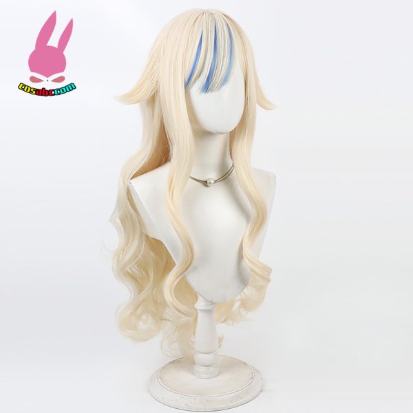 画像2: cosabc YouTuber VTuber 鈴木ヒナ 風 コスプレウィッグ かつら コスチューム イベント 変装 仮装 パーティー ハロウィン (2)
