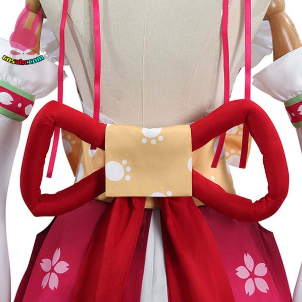 画像13: cosabc YouTube さくらみこ 風 コスプレ衣装 イベント 演出服 二次会 コスチューム パーティー ハロウィン (13)