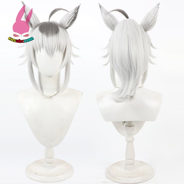 画像5: cosabc ウマ娘 プリティーダービー オグリキャップ 風 コスプレウィッグ かつら コスチューム イベント 変装 仮装 パーティー ハロウィン (5)
