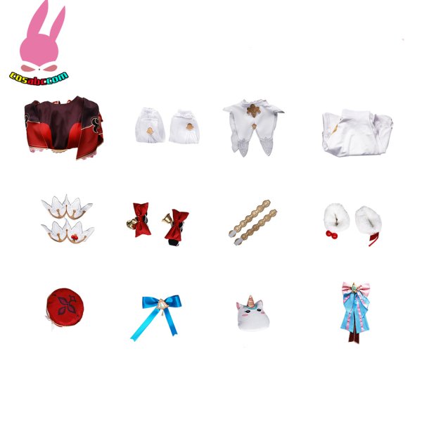 画像8: cosabc 崩壊：スターレイル ヒアシンシア 風 コスプレ衣装 イベント 演出服 二次会 コスチューム パーティー ハロウィン (8)