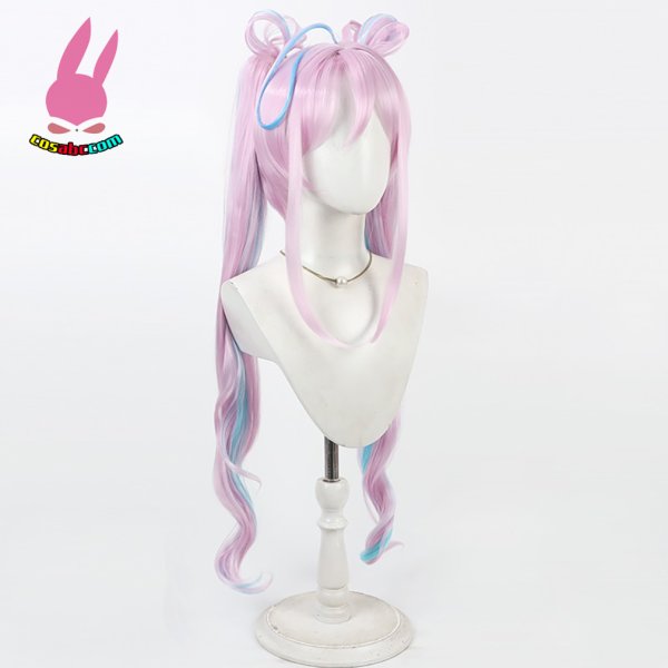 画像2: cosabc プリキュア 紫雨こころ 風 コスプレウィッグ かつら コスチューム イベント 変装 仮装 パーティー ハロウィン (2)