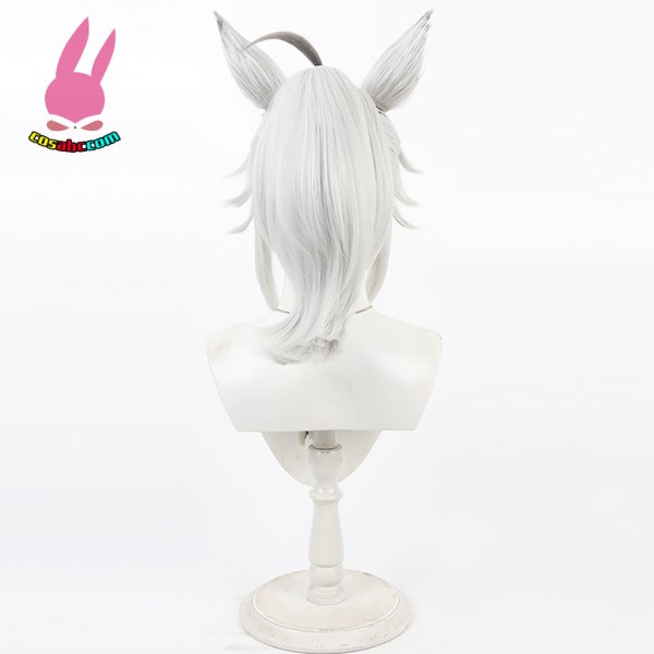 画像4: cosabc ウマ娘 プリティーダービー オグリキャップ 風 コスプレウィッグ かつら コスチューム イベント 変装 仮装 パーティー ハロウィン (4)