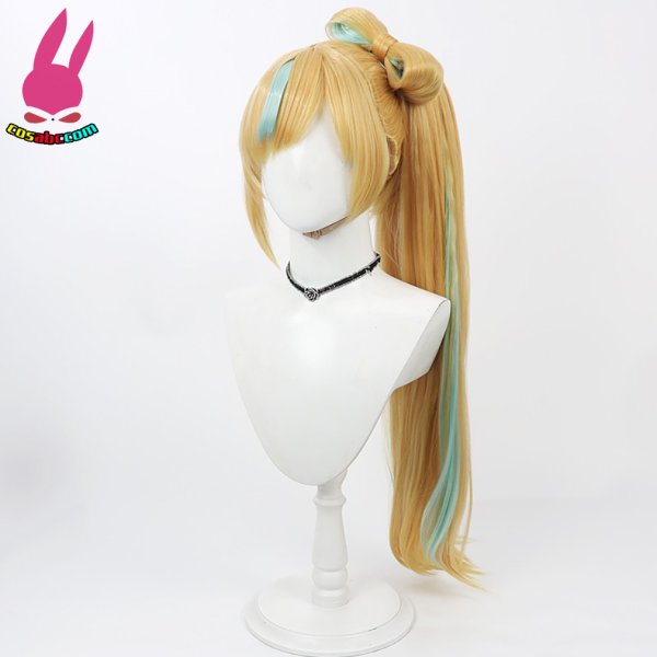 画像3: cosabc YouTuber VTuber にじさんじ 立伝都々 たちつてとと 風 コスプレウィッグ かつら コスチューム イベント 変装 仮装 パーティー ハロウィン (3)