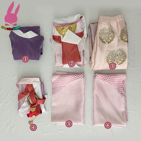 画像9: cosabc 陰陽師 御怨般若 おうらはんにゃ 風 コスプレ衣装 イベント 演出服 二次会 コスチューム パーティー ハロウィン (9)