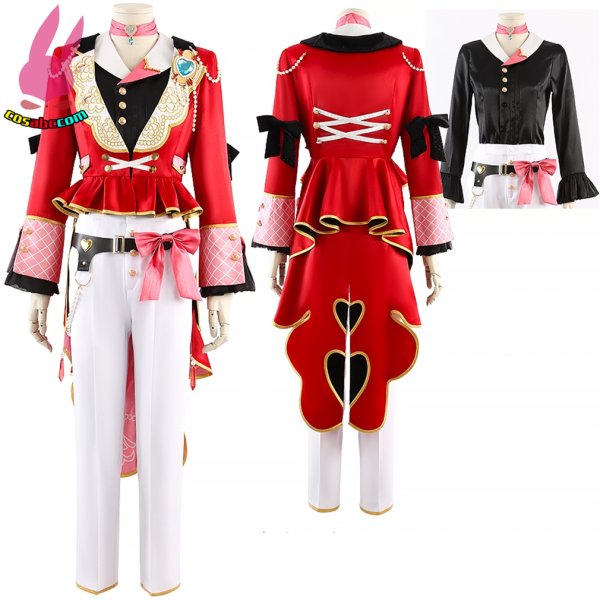 画像12: cosabc あんさんぶるスターズ knights 月永レオ 瀬名泉 鳴上嵐 朔間凛月 朱桜司  風 コスプレ衣装 イベント 演出服 二次会 コスチューム パーティー ハロウィン (12)