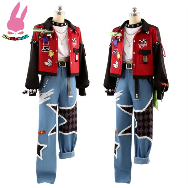 画像6: cosabc あんさんぶるスターズ　遊木真　衣更真緒　明星昴流　氷鷹北斗 風 コスプレ衣装 イベント 演出服 二次会 コスチューム パーティー ハロウィン (6)