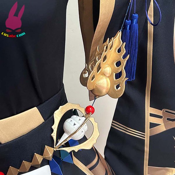 画像6: cosabc 陰陽師 白蔵主 風 コスプレ衣装 イベント 演出服 二次会 コスチューム パーティー ハロウィン (6)