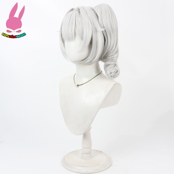画像3: cosabc YouTuber VTuber 白粥nina  風 コスプレウィッグ かつら コスチューム イベント 変装 仮装 パーティー ハロウィン (3)
