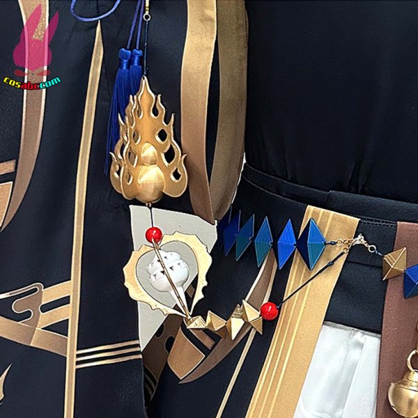 画像8: cosabc 陰陽師 白蔵主 風 コスプレ衣装 イベント 演出服 二次会 コスチューム パーティー ハロウィン (8)