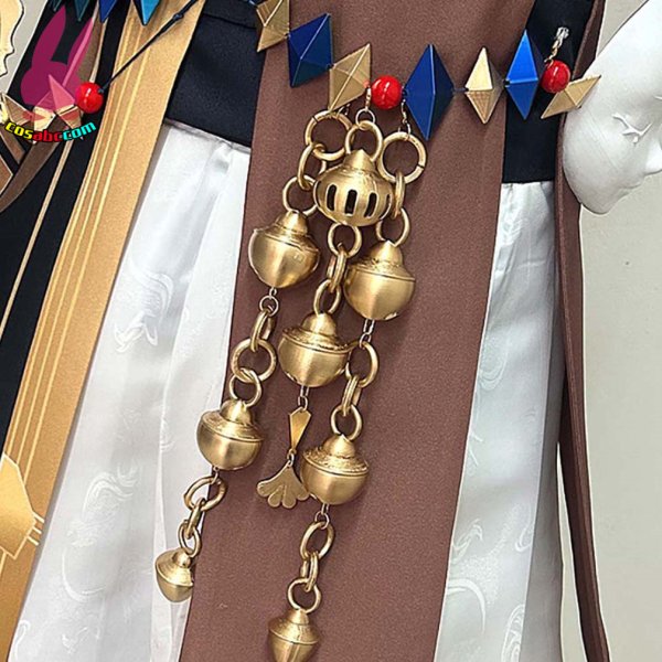 画像7: cosabc 陰陽師 白蔵主 風 コスプレ衣装 イベント 演出服 二次会 コスチューム パーティー ハロウィン (7)