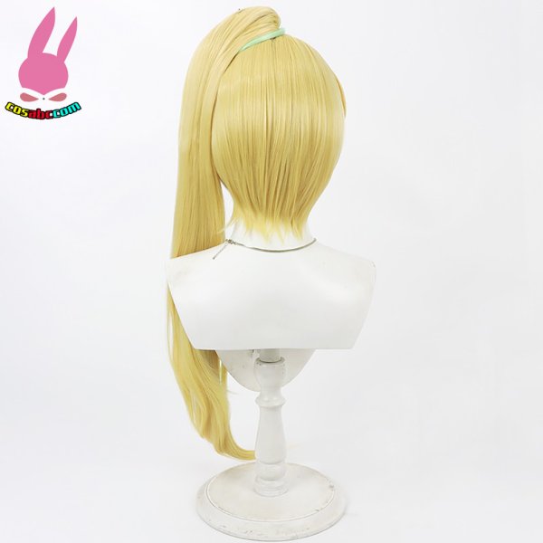 画像4: cosabc ゾンビランドサガ  二階堂サキ  風 コスプレウィッグ かつら コスチューム イベント 変装 仮装 パーティー ハロウィン (4)