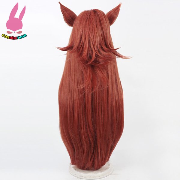 画像4: cosabc ウマ娘 プリティーダービー バブルガムフェロー  風 コスプレウィッグ かつら コスチューム イベント 変装 仮装 パーティー ハロウィン (4)