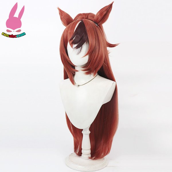 画像2: cosabc ウマ娘 プリティーダービー バブルガムフェロー  風 コスプレウィッグ かつら コスチューム イベント 変装 仮装 パーティー ハロウィン (2)