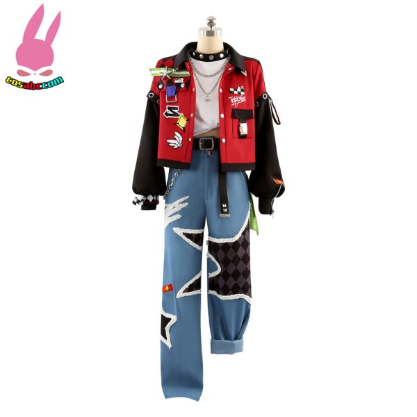 画像5: cosabc あんさんぶるスターズ　遊木真　衣更真緒　明星昴流　氷鷹北斗 風 コスプレ衣装 イベント 演出服 二次会 コスチューム パーティー ハロウィン (5)