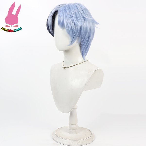 画像3: cosabc プロジェクトセカイ カラフルステージ 青柳冬弥 あおやぎとうや  風 コスプレウィッグ かつら コスチューム イベント 変装 仮装 パーティー ハロウィン (3)