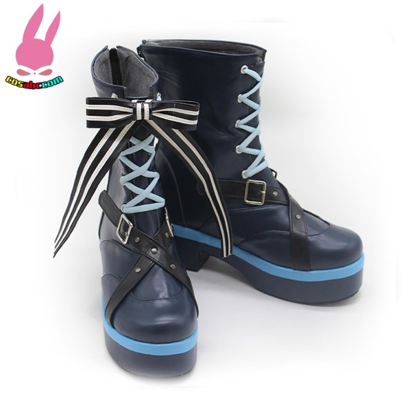 画像4: cosabc バーチャルYouTuber vtuber　星街 すいせい 風 コスプレ靴 コスチューム コスプレシューズ イベント ハロウィン (4)