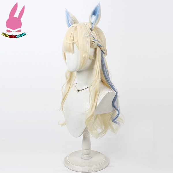 画像3: cosabc YouTuber VTuber HololiveENフワワ・アビスガード  風 コスプレウィッグ かつら コスチューム イベント 変装 仮装 パーティー ハロウィン (3)