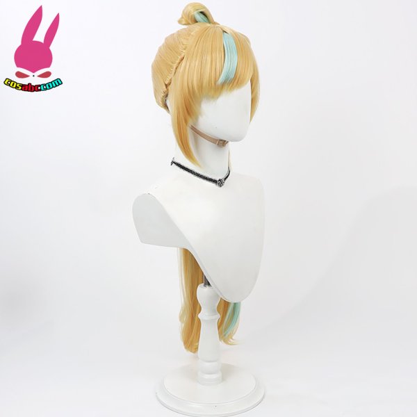 画像2: cosabc YouTuber VTuber にじさんじ 立伝都々 たちつてとと 風 コスプレウィッグ かつら コスチューム イベント 変装 仮装 パーティー ハロウィン (2)