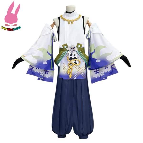 画像1: cosabc 陰陽師 御怨般若 おうらはんにゃ 風 コスプレ衣装 イベント 演出服 二次会 コスチューム パーティー ハロウィン (1)