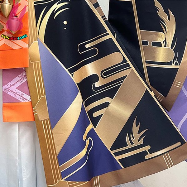 画像12: cosabc 陰陽師 白蔵主 風 コスプレ衣装 イベント 演出服 二次会 コスチューム パーティー ハロウィン (12)