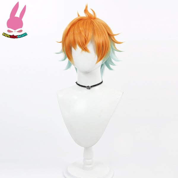 画像4: cosabc　バーチャルYouTuber vtuber　宇佐美リト 風 コスプレウィッグ かつら コスチューム イベント 変装 仮装 パーティー ハロウィン (4)