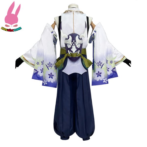 画像3: cosabc 陰陽師 御怨般若 おうらはんにゃ 風 コスプレ衣装 イベント 演出服 二次会 コスチューム パーティー ハロウィン (3)