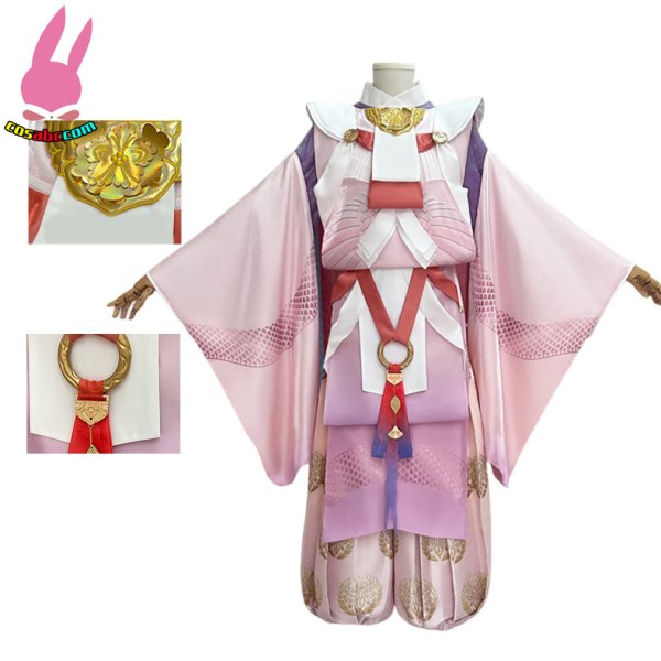 画像4: cosabc 陰陽師 御怨般若 おうらはんにゃ 風 コスプレ衣装 イベント 演出服 二次会 コスチューム パーティー ハロウィン (4)